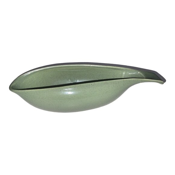 Russell Wright Green 10.25" Gravy Boat Vintage Serveware - Picture 1 of 6